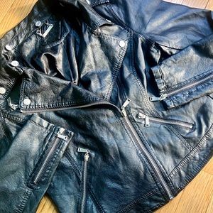 Vintage 80s/90s Moto Jacket!